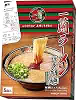 みゆき　一蘭　ラーメン　5食　3個セット Amazon.co.jp: 一蘭 ラーメン博多細麺ストレート 5食 : 食品